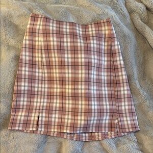 Plaid Pink Skort